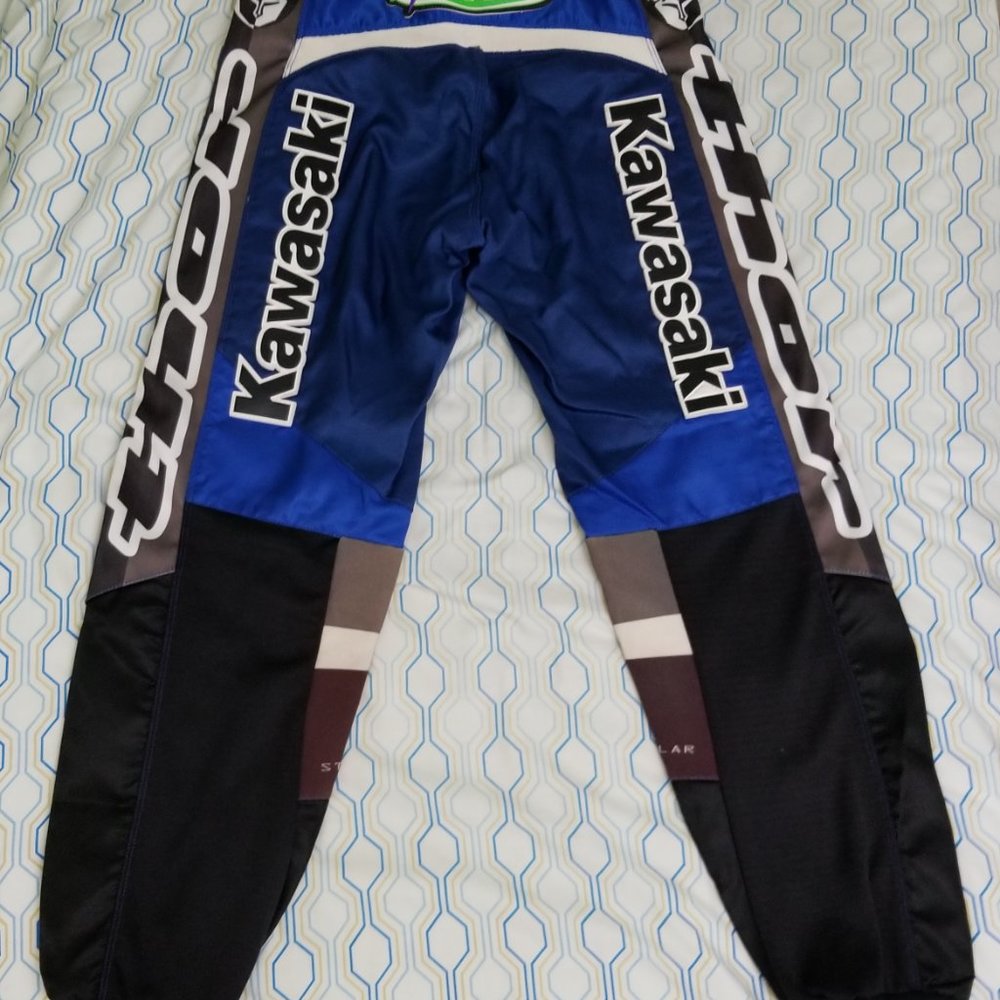 Vintage 90s Thor Kawasaki Motocross Racing Pants